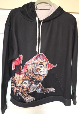 Detroit Design DNA Hoodie Mens Medium Black Kobie Solomon Artist Collab Graphic